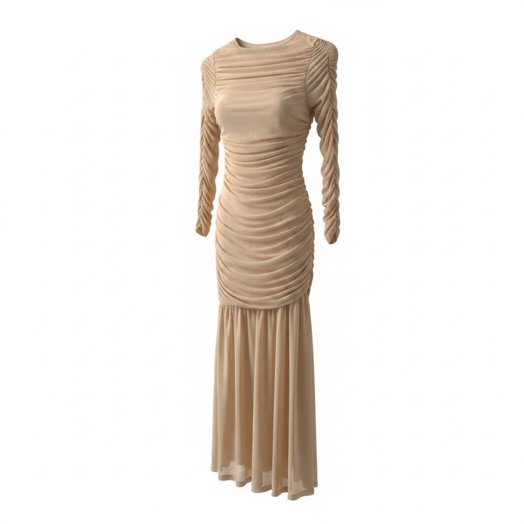 VESTIDO DRAPEADO