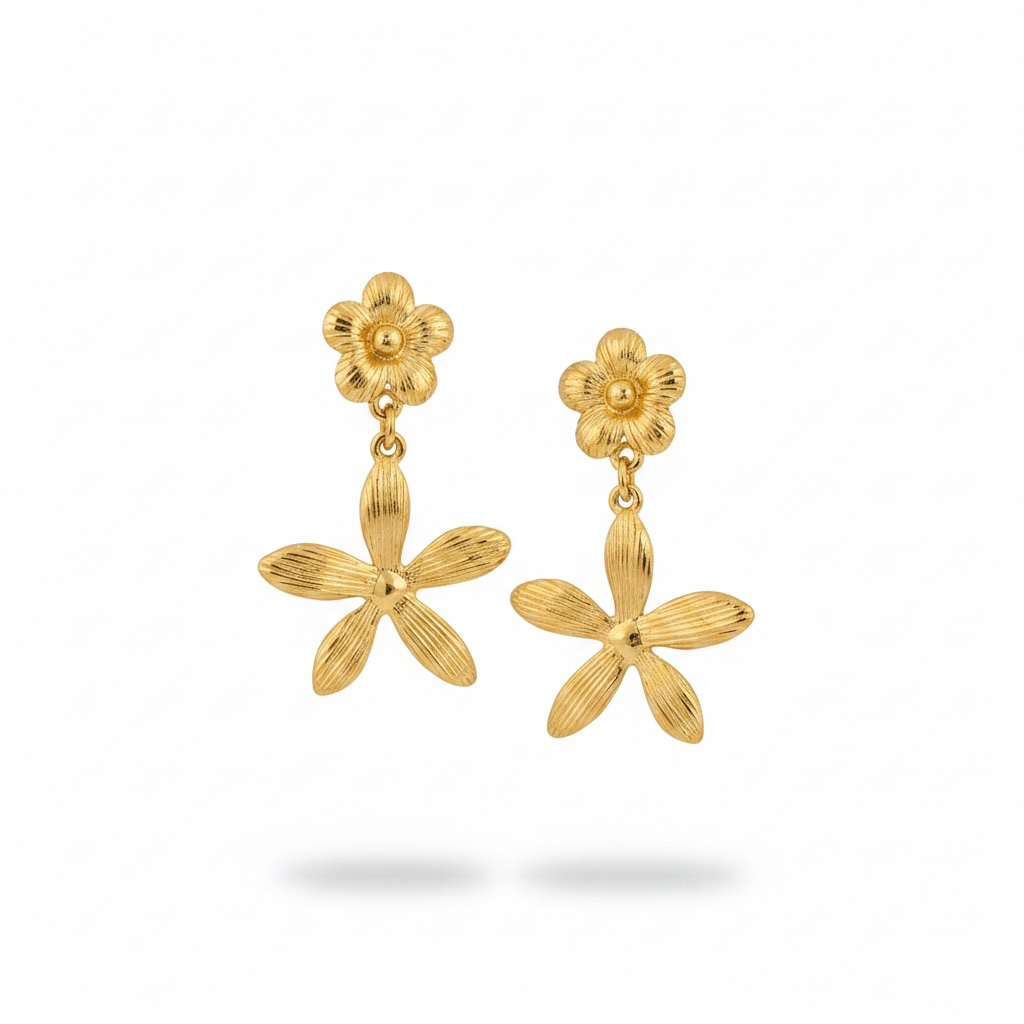PENDIENTES FLORALES